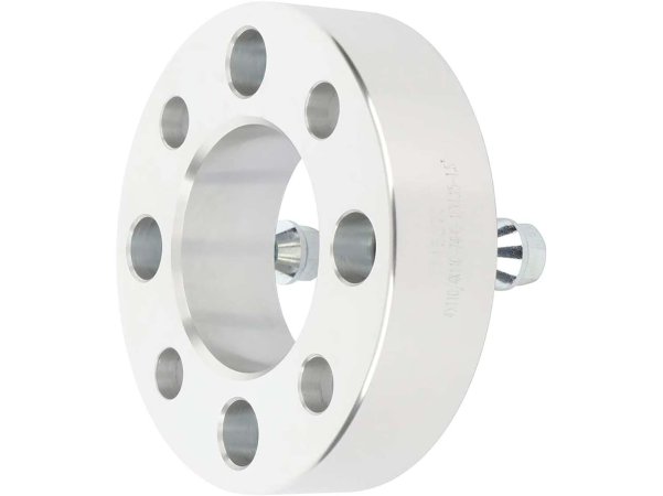  A wheel spacer for an ATV on a white background.