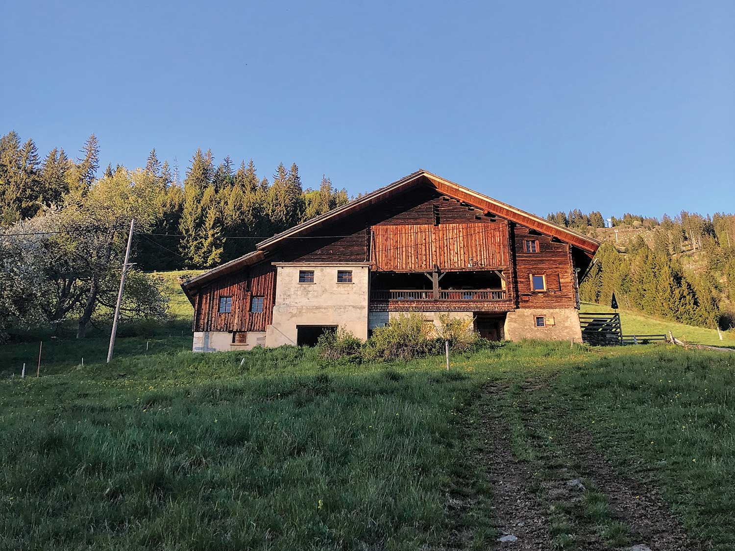 Ricardou’s chalet, “Ferme la Praise."