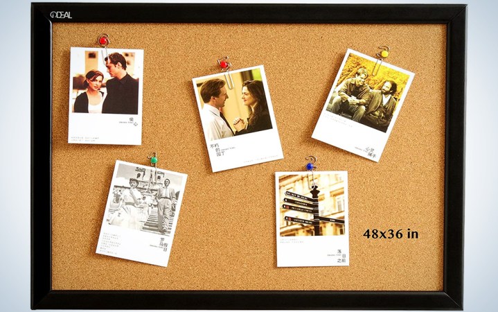  Cork Board Bulletin Board 48 x 36 Inch