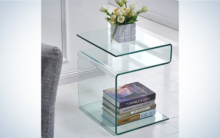  Glass Nightstand