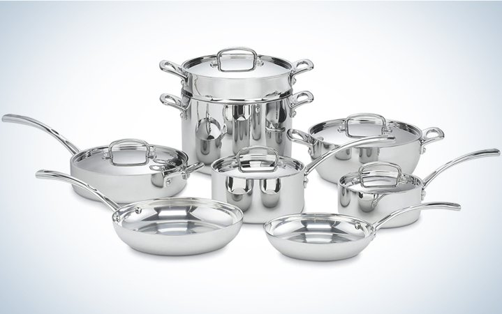  Cuisinart French Classic Tri-Ply Stainless 13-Piece Cookware Set