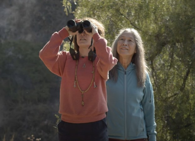 Paleontologist Jingmai O'Connor birding with her mother in China