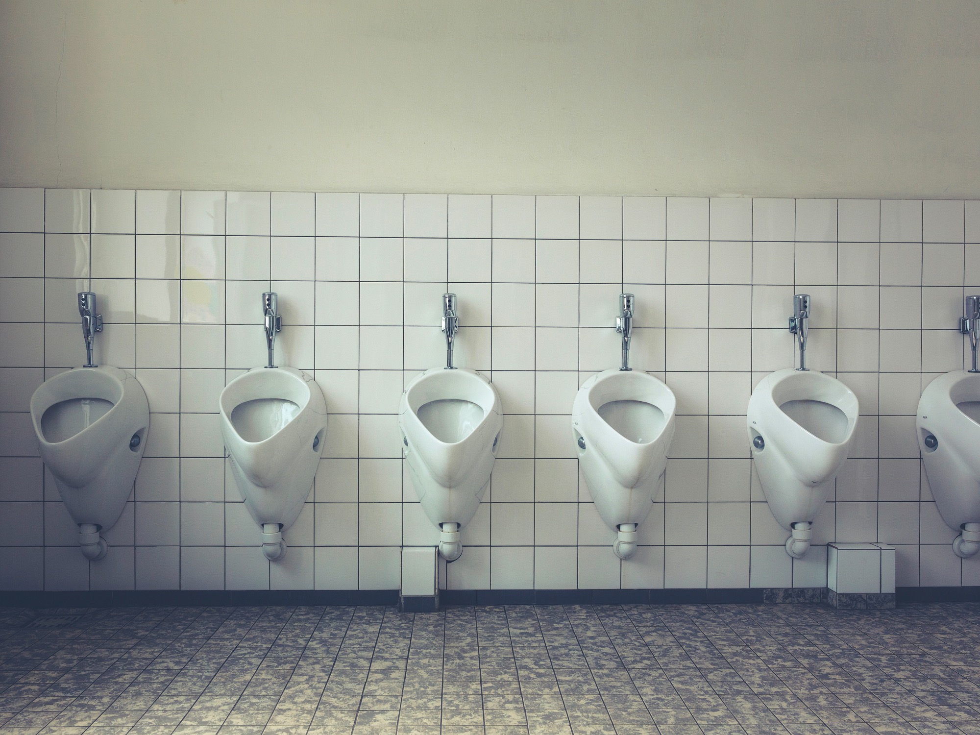 row of urinals