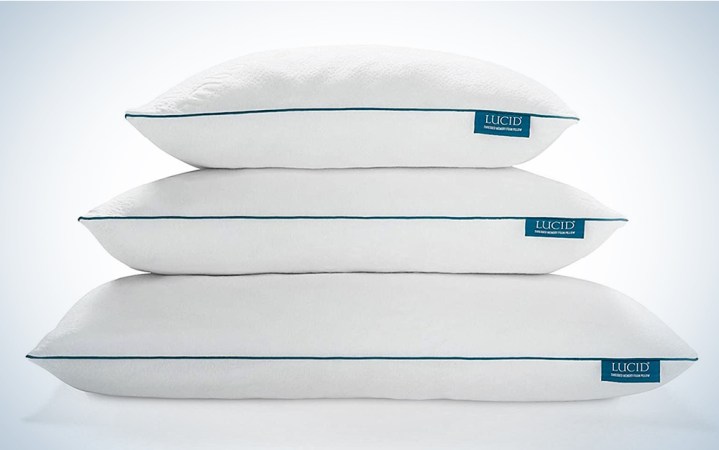 LUCID Premium Shredded Memory Foam Pillow