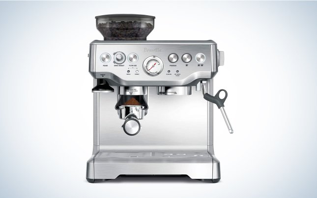 a Breville Barista Express espresso maker