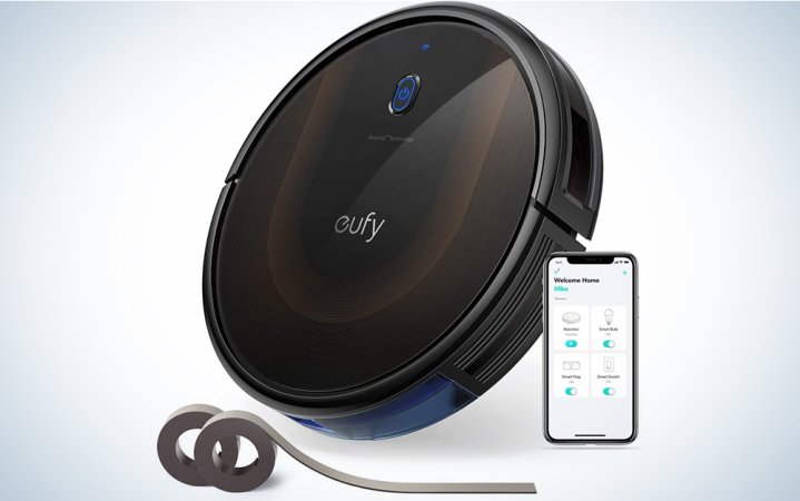  eufy by Anker, BoostIQ RoboVac 30C MAX, Robot Vacuum Cleaner, Wi-Fi, Super-Thin, 2000Pa Suction, Boundary Strips Included, Quiet, Self-Charging, Cleans Hard Floors to Medium-Pile Carpets