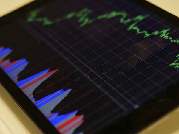 graphs showing stock prices