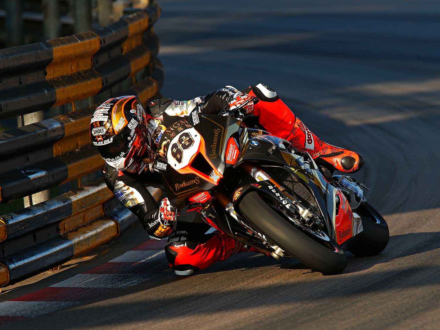 Peter Hickman is the new leader of the restarted race after a red flag temporarily halts racing. There are few road races more dangerous than the Macau GP.