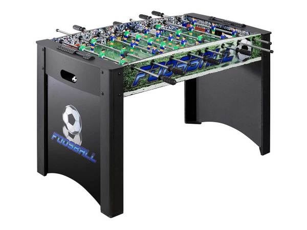  Hathaway Playoff 4’ Foosball Table, Soccer Game for Kids and Adults with Ergonomic Handles, Analog Scoring and Leg Levelers