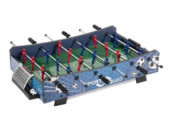  Sport Squad FX40 40” Table Top Foosball Table for Adults and Kids - Compact Mini Tabletop Soccer Game - Portable Recreational Hand Soccer for Game Room & Family Game Night - Incl. 2 Foosball Balls