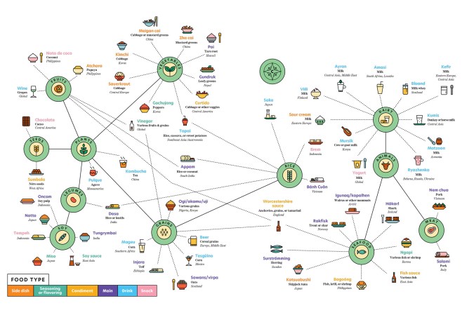 Mona Chalabi fermented food chart