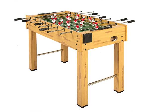  Best Choice Products 48-Inch Competition Sized Foosball Table w/ 2 Balls, 2 Cup Holders, Natural