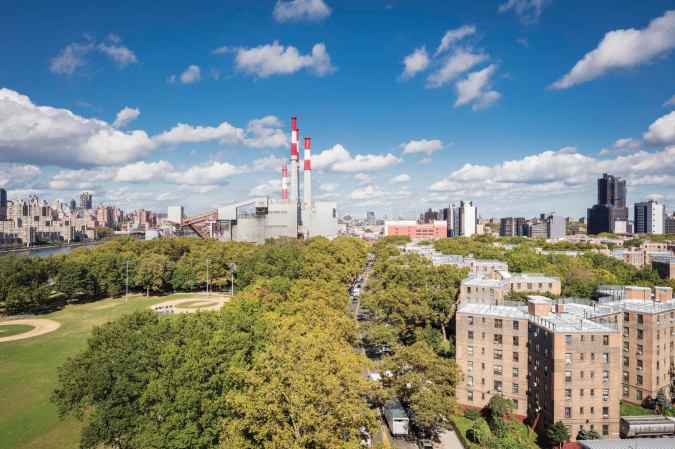 Nation's largest public housing project next to a power plant