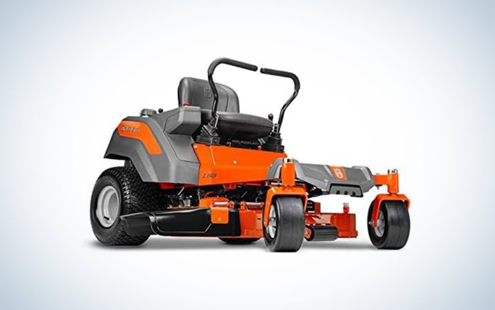  A product photo of the Husqvarna Z242F 42 in. 18 HP Kawasaki Hydrostatic Zero Turn Riding Mower