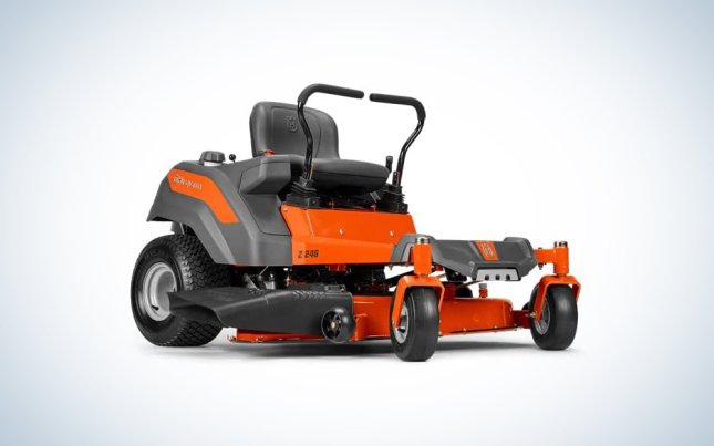 A product photo of the Husqvarna Z246 46 20HP Briggs and Stratton Zero Turn Lawn Mower