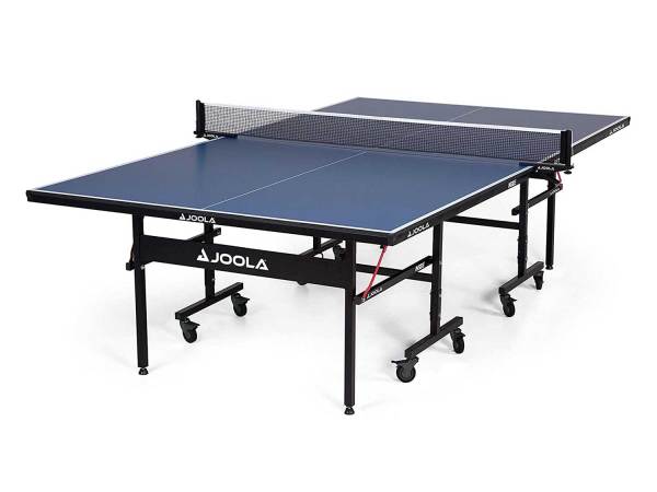  JOOLA Inside - Professional MDF Indoor Table Tennis Table with Quick Clamp Ping Pong Net and Post Set - 10 Minute Easy Assembly - Ping Pong Table with Single Player Playback Mode