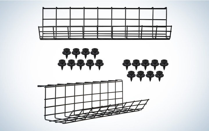  Under Desk Cable Management Tray