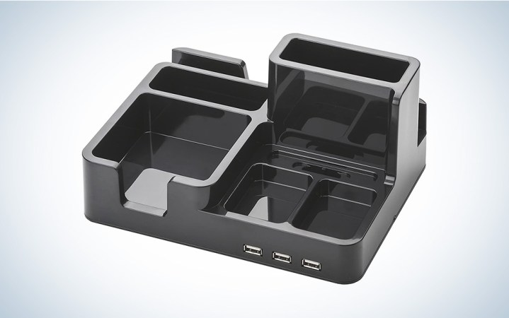  All-in-One Desk Organizer & Docking Station