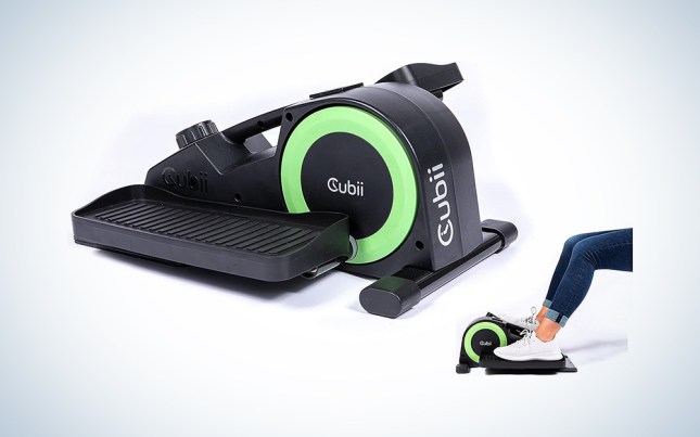 Cubii JR2 Under Desk Elliptical over white background