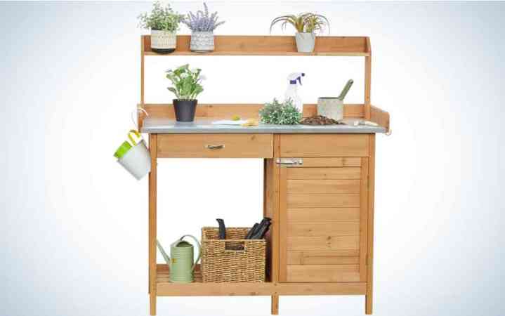  Yaheetech Outdoor Garden Potting Bench