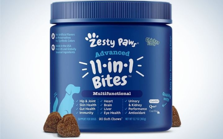  Zesty Paws are the best dog vitamins