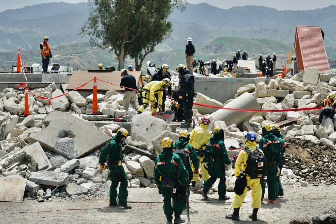 How rescue specialists search for survivors in collapsed buildings