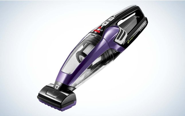 The BISSELL Pet Hair Eraser Cordless Hand Vacuum is the best cordless handheld vacuum.