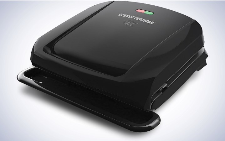  George Foreman 4-Serving Removable Plate Electric Grill and Panini Press