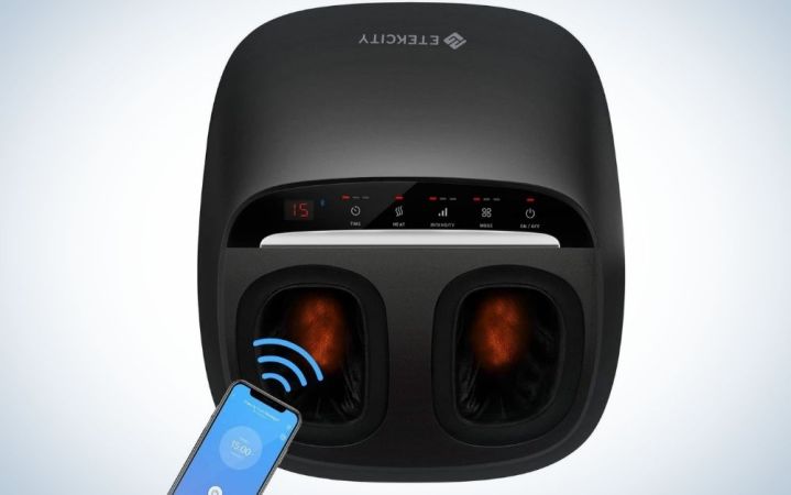  The Etekcity Foot Massager Machine is the best heated foot massager.