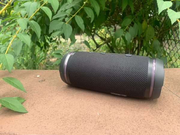  Treblab HD77 on a ledge outdoors