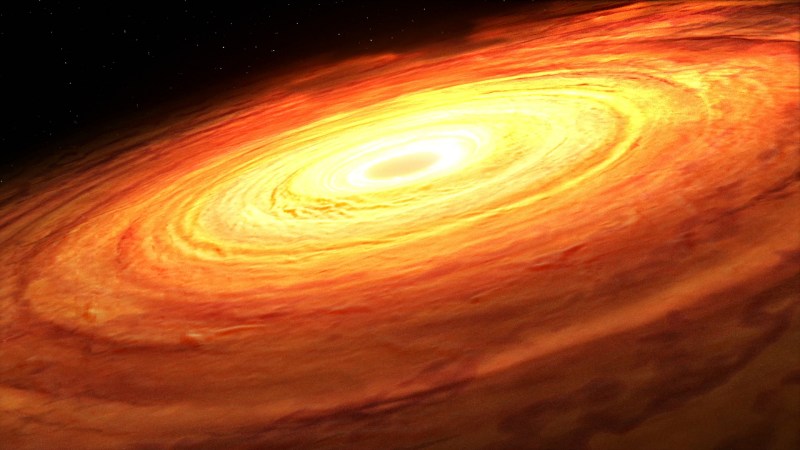 Astronomers use wobbly star stuff to measure a supermassive black hole’s spin