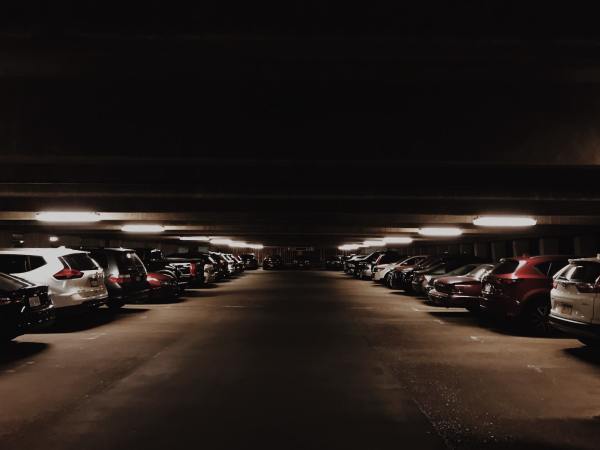 a parking garage