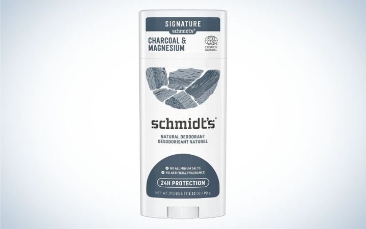  Schmidt’s Aluminum-Free Natural Deodorant is the best all-natural deodorant.