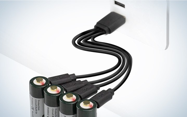  Keeppower USB rechargeable batteries product card