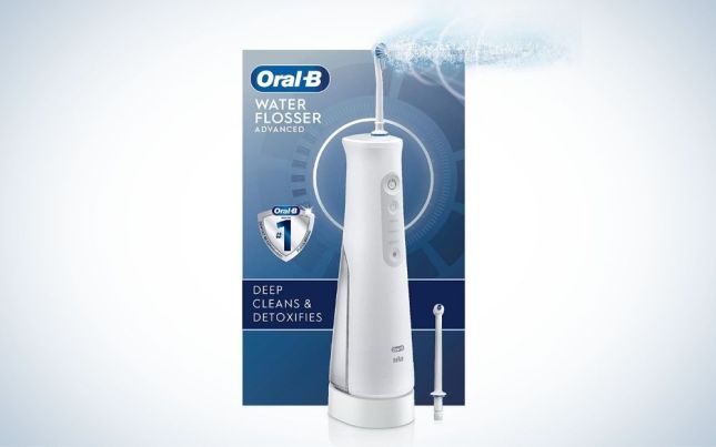 This Oral B flosser is the best water flosser.