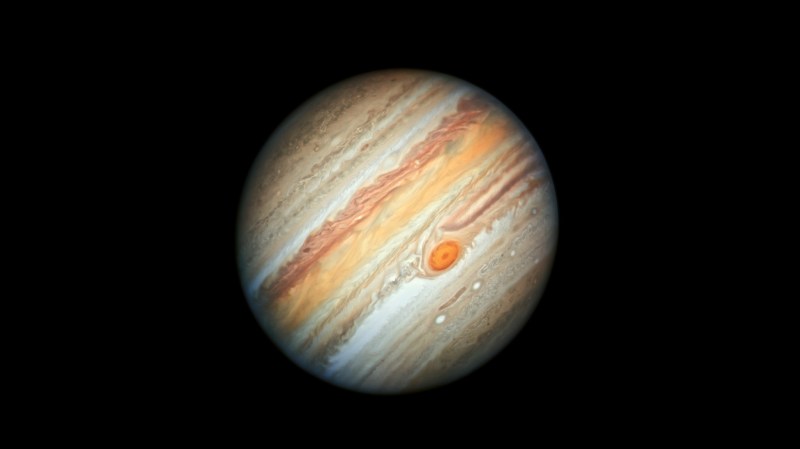 A photo of the planet Jupiter.