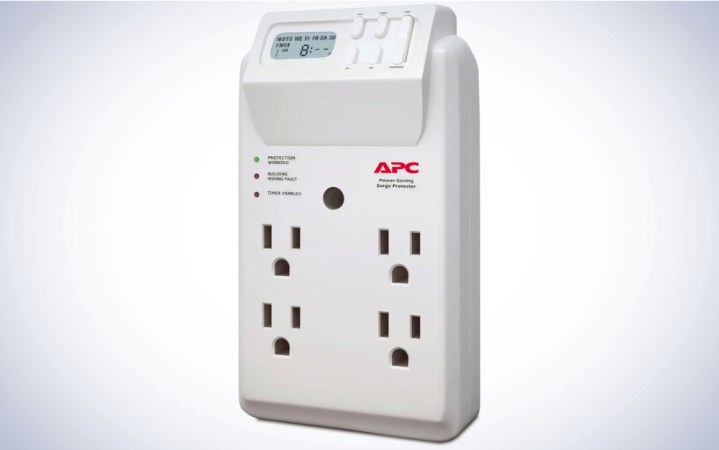  APC Wall Outlet Multi Plug Extender on a plain white background.