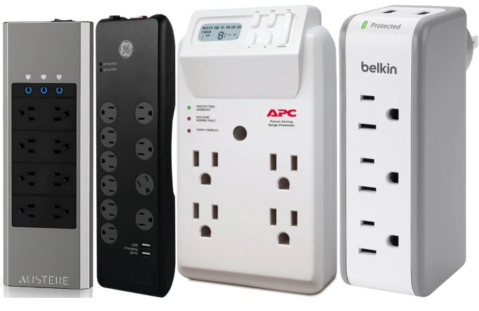 The best surge protectors of 2024 on a plain white background.