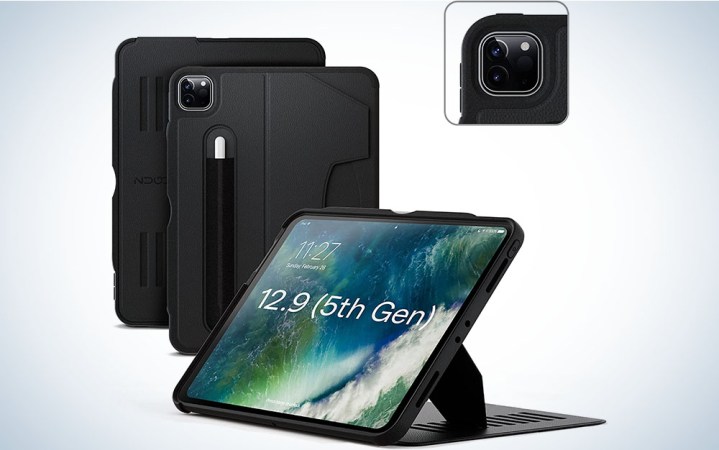  The Zugu Case is the best Ipad Pro case with pencil holder.