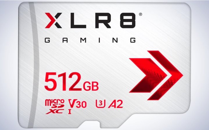  PNY XLR8 512GB Gaming Class MicroSD Card