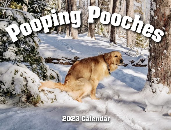  Pooping Pooches Calendar 2023 product image