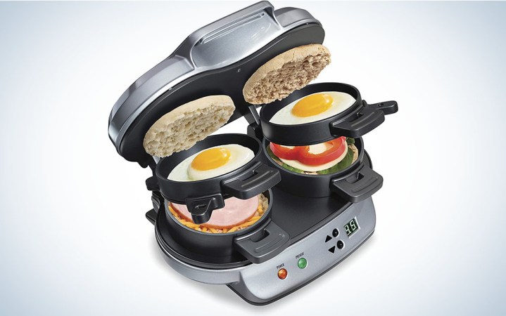  This Hamilton Beach sandwich maker is the best white elephant gift idea.