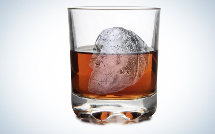  3D skull ice cube mold product image