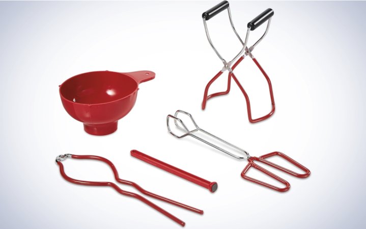  Weston 5-Piece Home Canning Supplies Kit on a plain white background.