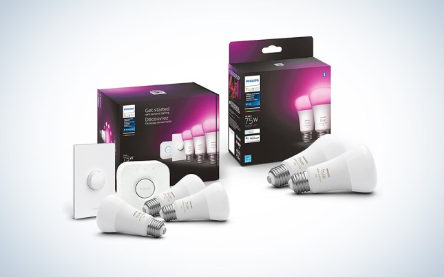 Philips Hue White and Color Starter Kit is the best smart bulb kit for your home.