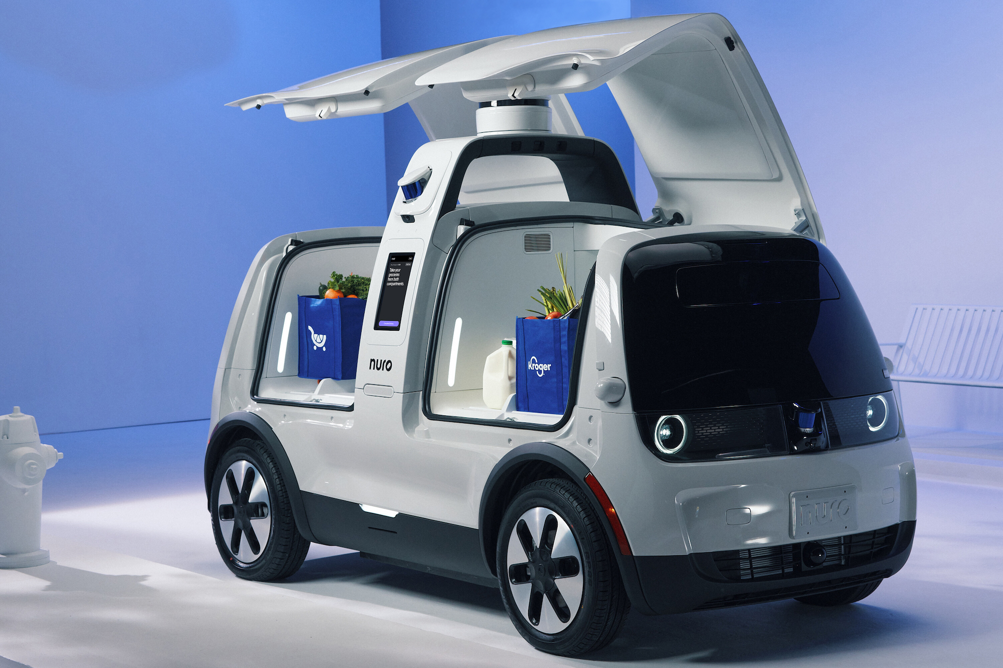 a self-driving grocery robot