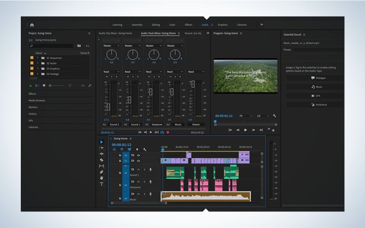  Adobe Premiere Pro is the best editing software for Mac