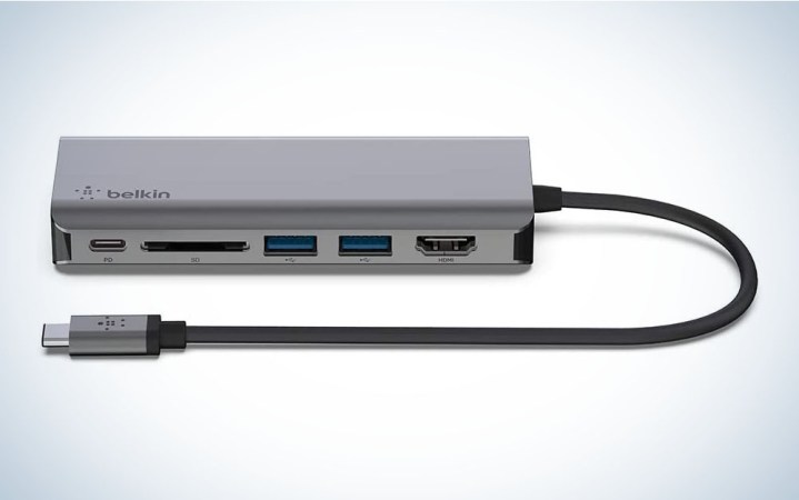  The Belkin USB-C hub is the best for business travel.