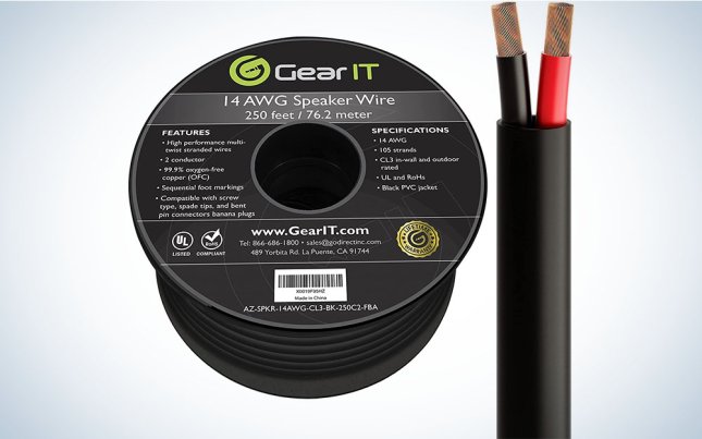 GearIT Speaker Wire on a white background