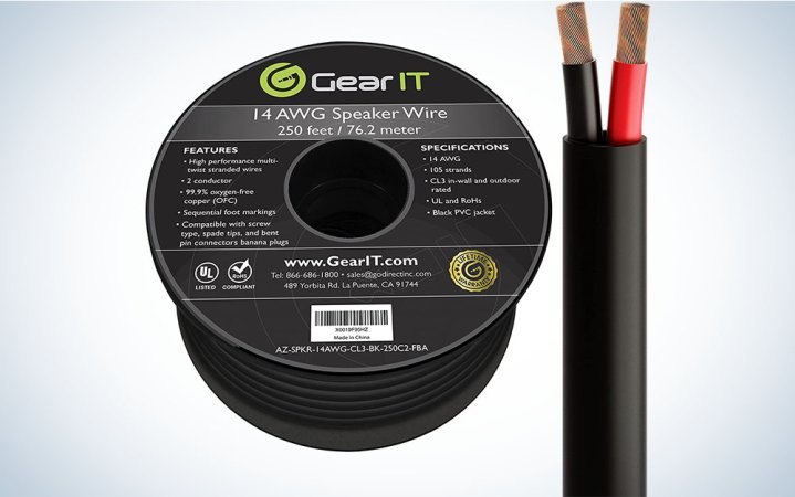  GearIT Speaker Wire on a white background